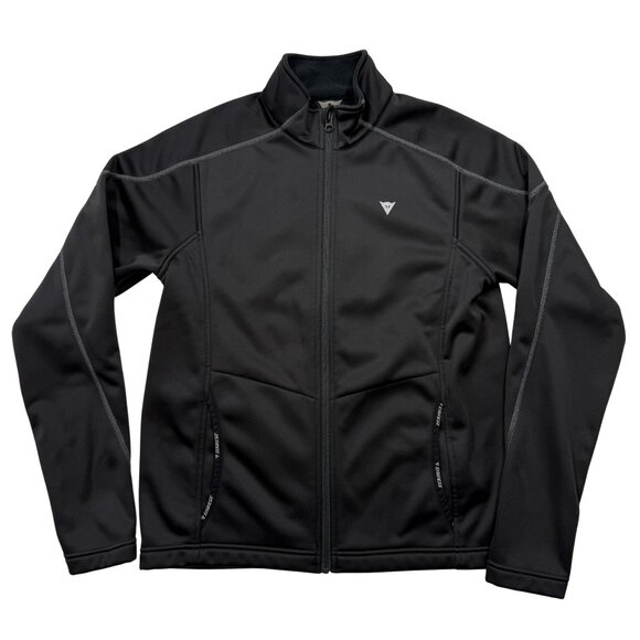 Dainese No Wind D1 Motorcycle Thermal Mid-Layer Full Zip Jacket Black Mens M - Picture 1 of 12